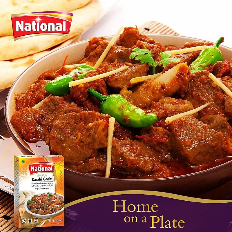 Karahi Gosht Masala 94g - National Baazwsh 