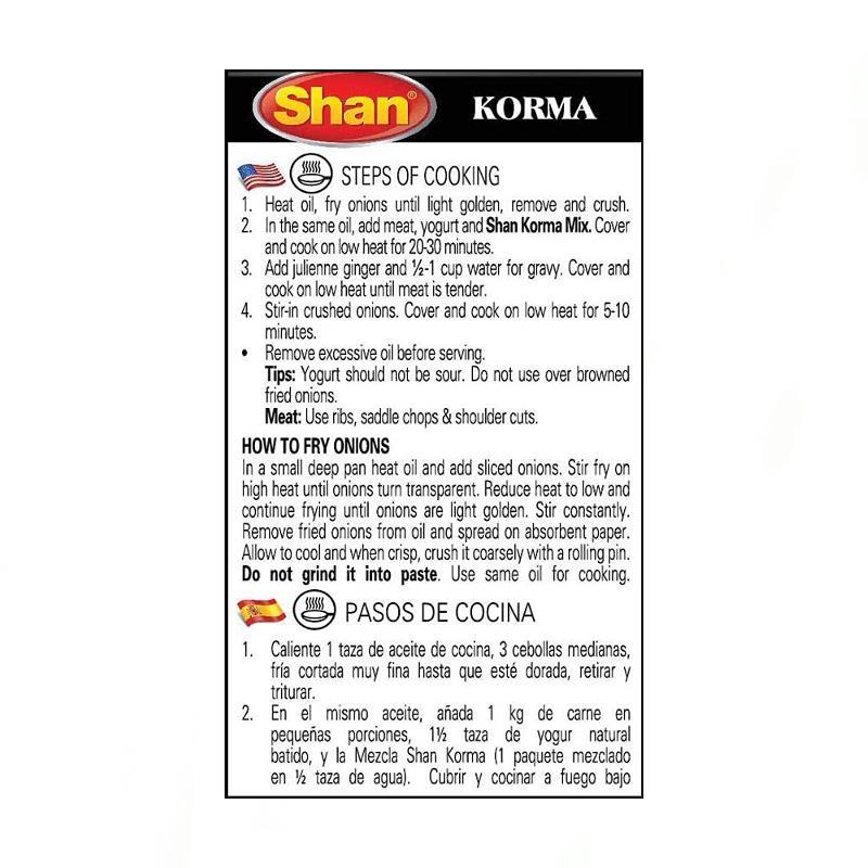 Korma Masala 100g - Shan Baazwsh 