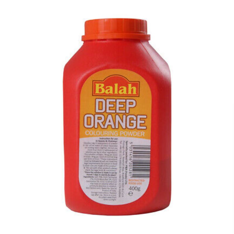 Orange Food Colour 400g - Balah Spice Baazwsh 