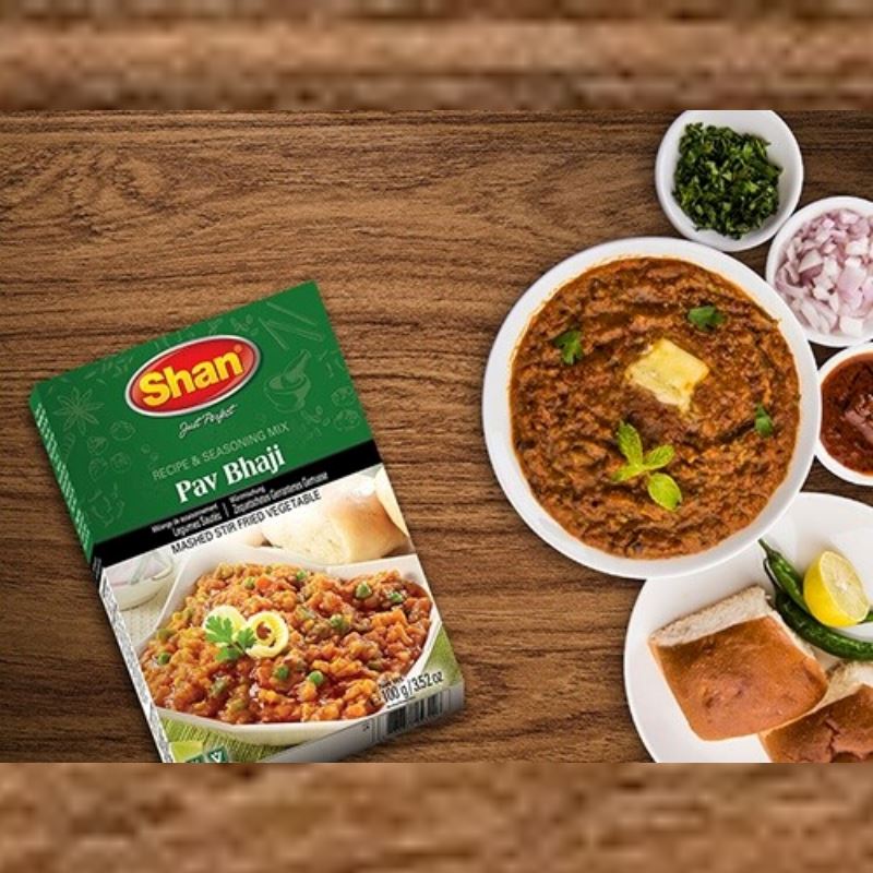 Pav Bhaji Masala 100g - Shan Baazwsh 