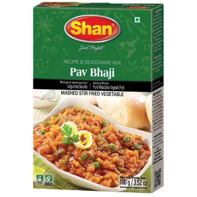 Pav Bhaji Masala 100g - Shan Baazwsh 