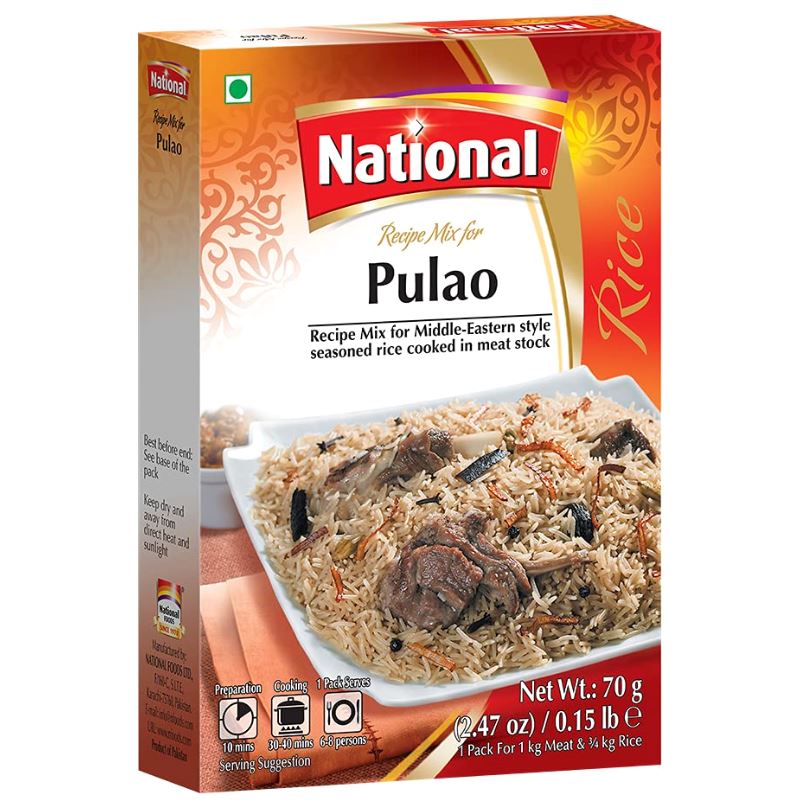 Pulao Masala 140g - National Baazwsh 