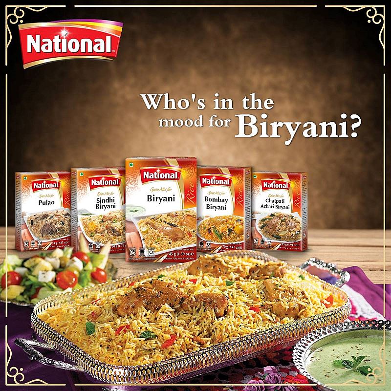 Pulao Masala 140g - National Baazwsh 