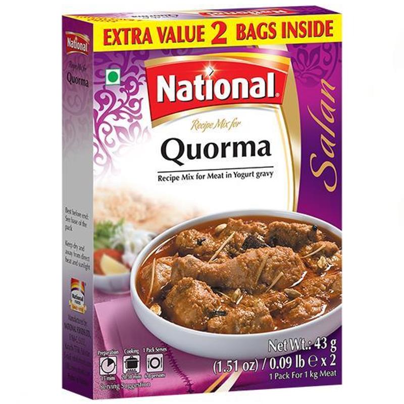 Quorma Masala 86g - National Baazwsh 