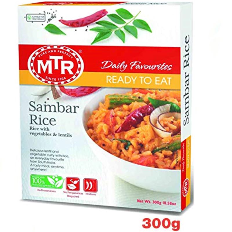 RTE Sambar Rice 300g - MTR Baazwsh 