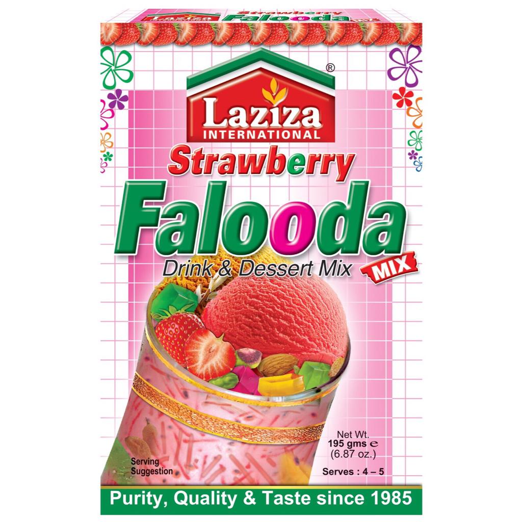 Strawberry Falooda Mix 195g - Laziza Baazwsh 